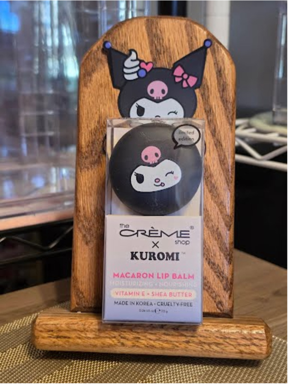 #TCS-2227 The Creme Shop Kuromi Macaron Lip Balm